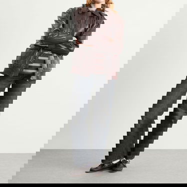 Bomber jakna Anine Bing Anine Bing Kelanie Leather Bomber Jacket Rjava | A-01-7185-BWN43, 4