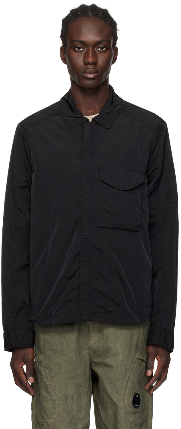 Jakna C.P. Company Zip Jacket Črna | 15CMOS041A-005904G