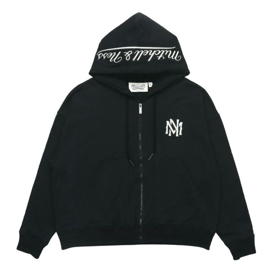 Pulover Mitchell & Ness Mitchell & Ness NY Logo Zip Hoodie Črna | MNRQAWTOHC010-BLK, 0