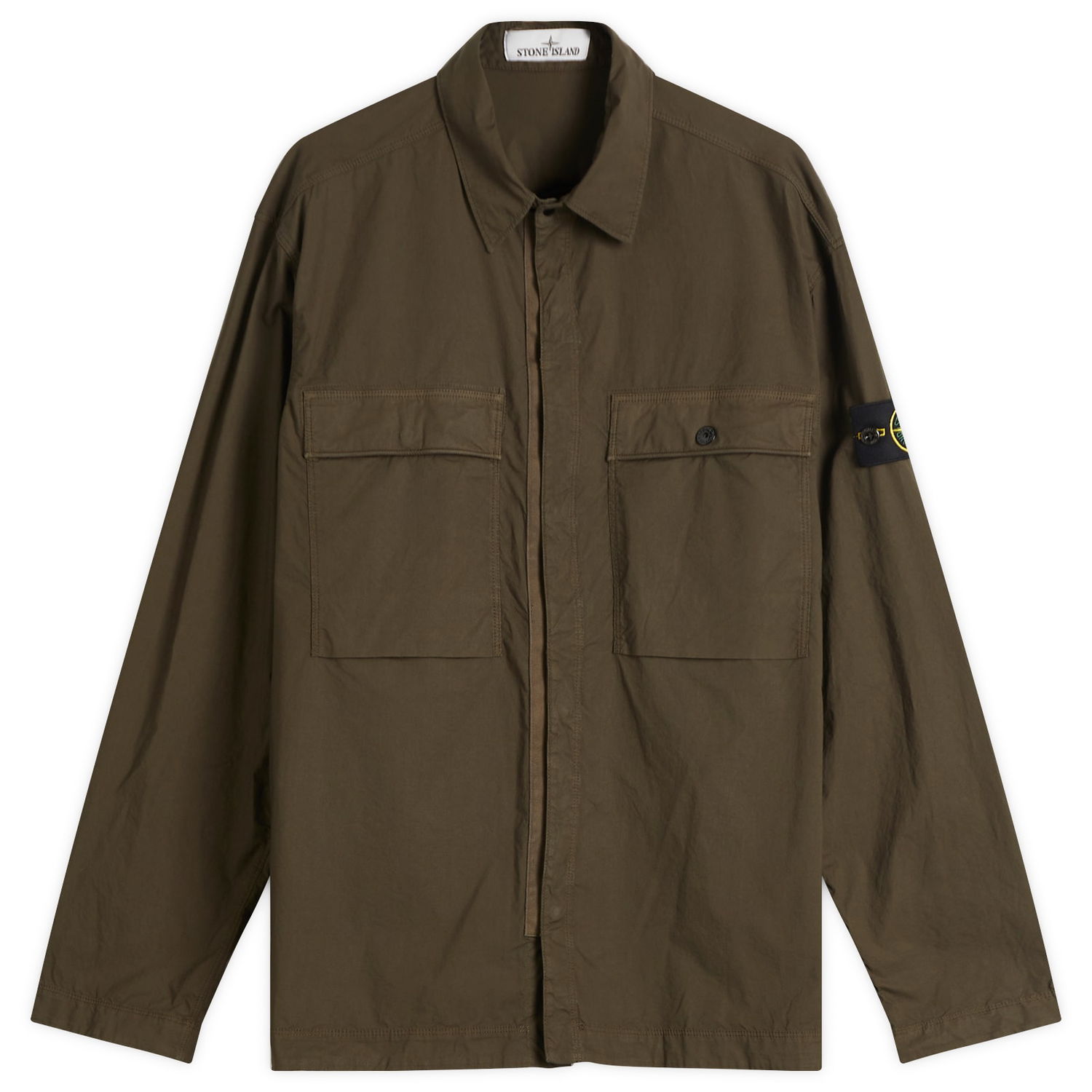 Srajce Stone Island Tela Paracadute Shirt Jacket, Size Large Zelena | K1S151200015-V0054, 1