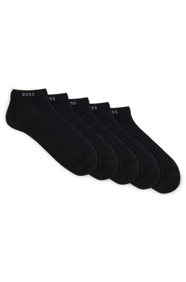 Nogavice BOSS BOSS Five-Pack Cotton-Blend Ankle Socks undefined | 50493197