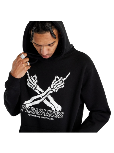 Pulover Pleasures Don't Care Hoodie Črna | P23SP052 BLACK