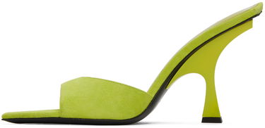 Modni dodatki The Attico Attico Ester Suede Mules Zelena | 242WS789 L007, 2