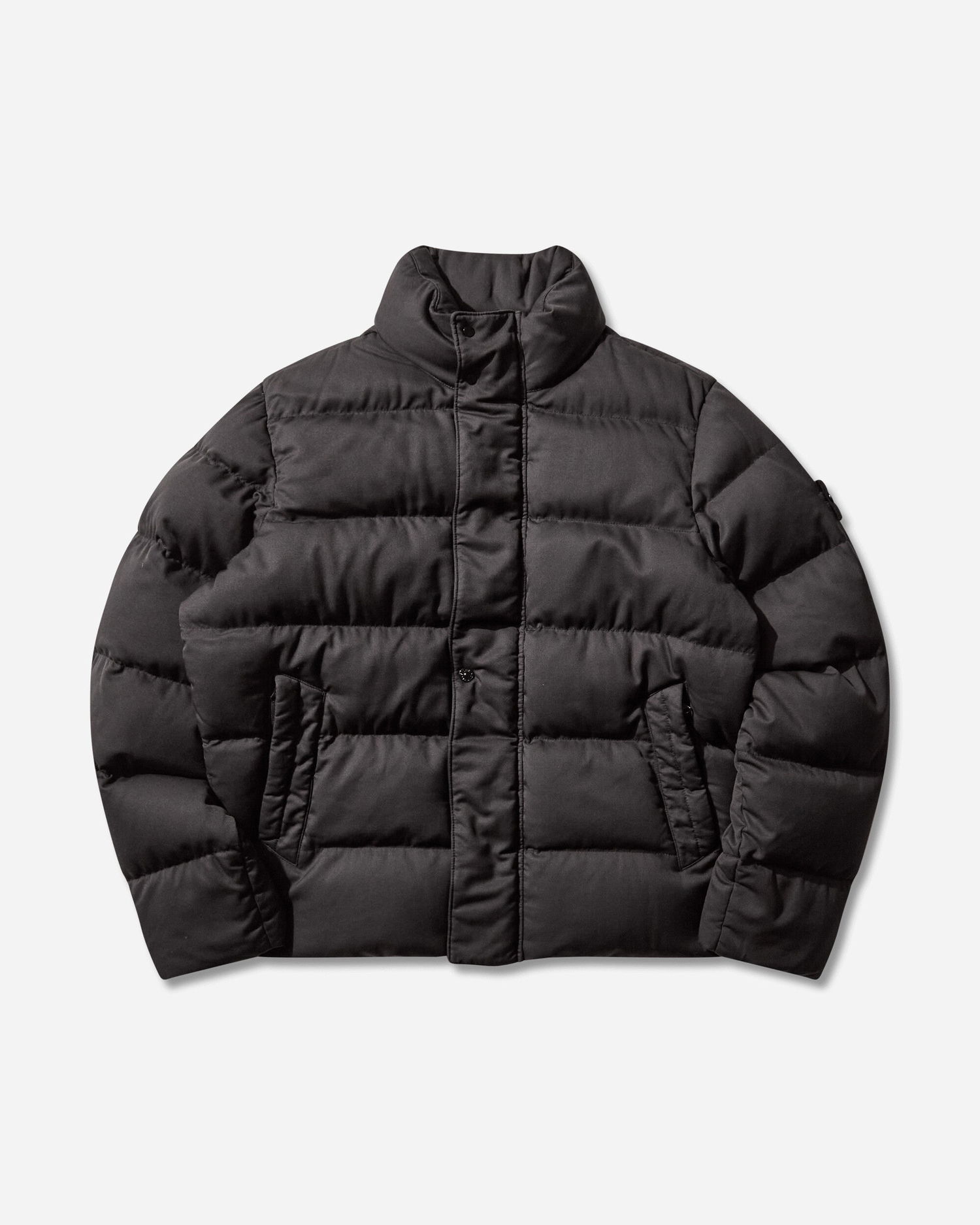 Puhovka Stone Island Ghost Twill Wool-TC Down Jacket Črna | K2S15-4100100-S0F26 V0029, 0