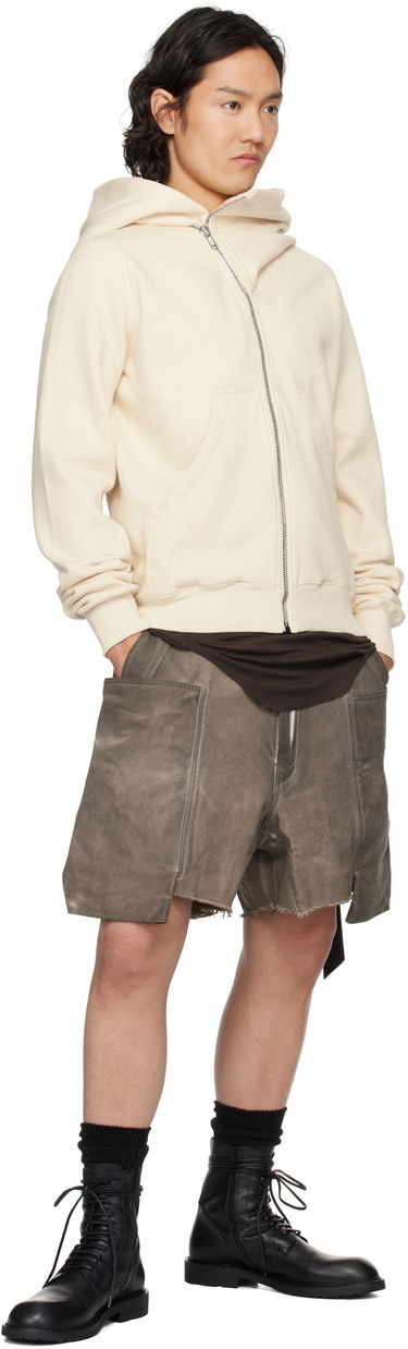 Pulover Rick Owens Rick Owens DRKSHDW Mountain Hoodie Bež | DU01E3286 FN, 3