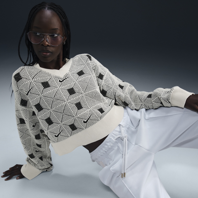 Pleteni pulover Nike Naomi Osaka Sweater Rjava | FV7801-110
