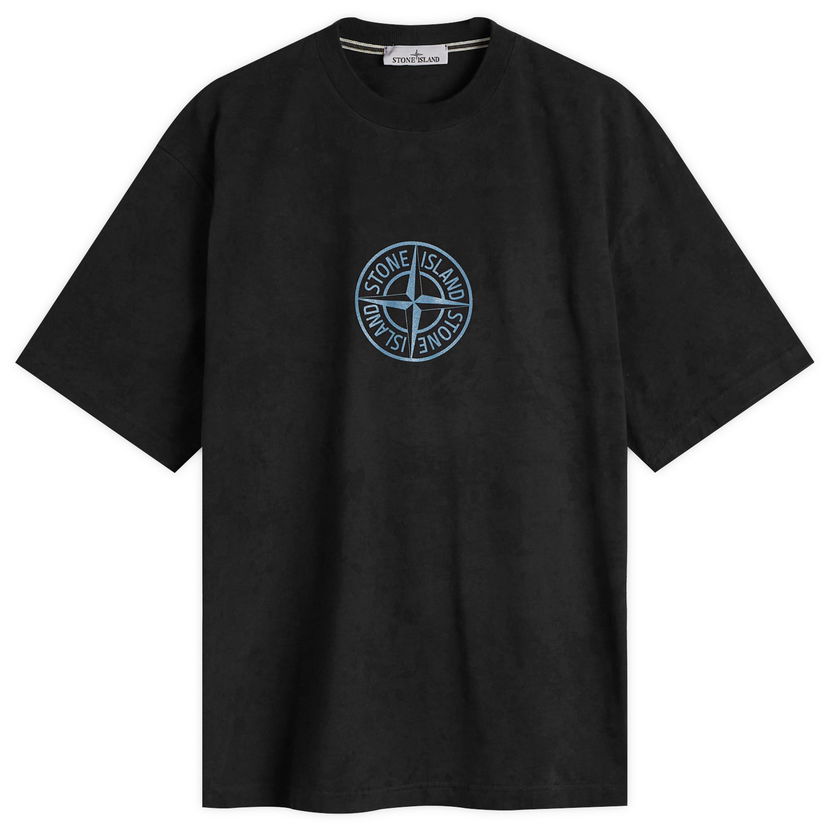 Majica Stone Island Paintball Effect Megacity Sky T-Shirt, Size Large Črna | K2S152100021-V0029