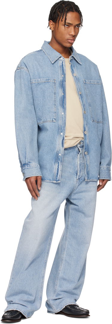 Srajce AGOLDE AGOLDE Atticus Denim Jacket Modra | A4031B-1206, 3