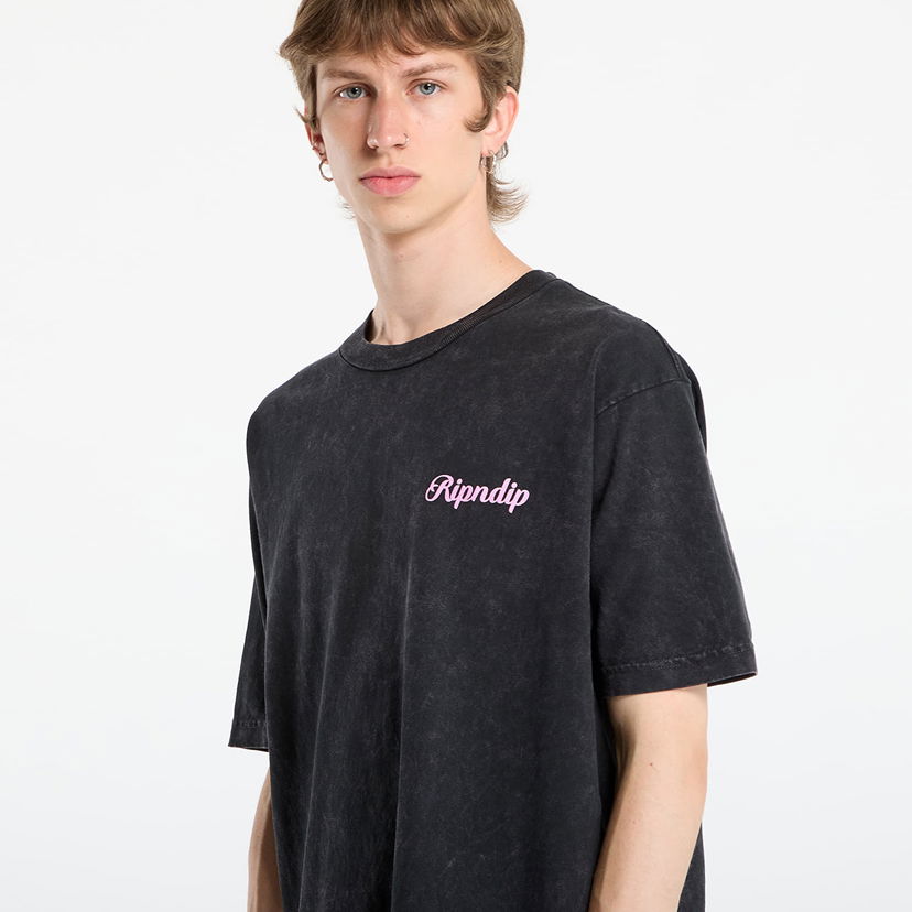 Majica RIPNDIP RIPNDIP Memories T-Shirt Vintage Wash Črna | RNDFALL25124