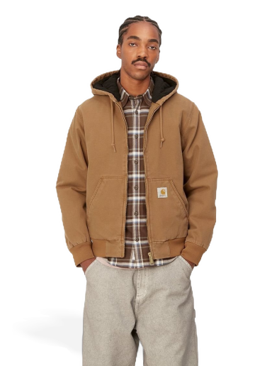 Jakna Carhartt WIP Active Jacket (Winter) "Hamilton Brown heavy stone wash" Rjava | I023083_HZ_60