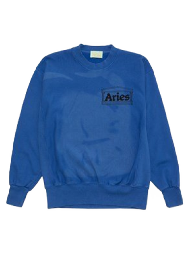 Pulover Aries Sunbleached Cross Grain Temple Sweatshirt Mornarica | FTAR22200