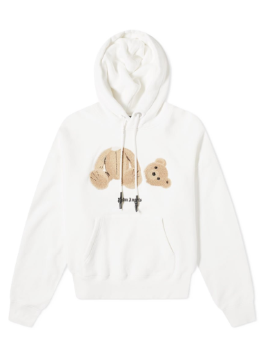Pulover Palm Angels Kill the Bear Popover Hoody Bela | PMBB058R21FLE0010160