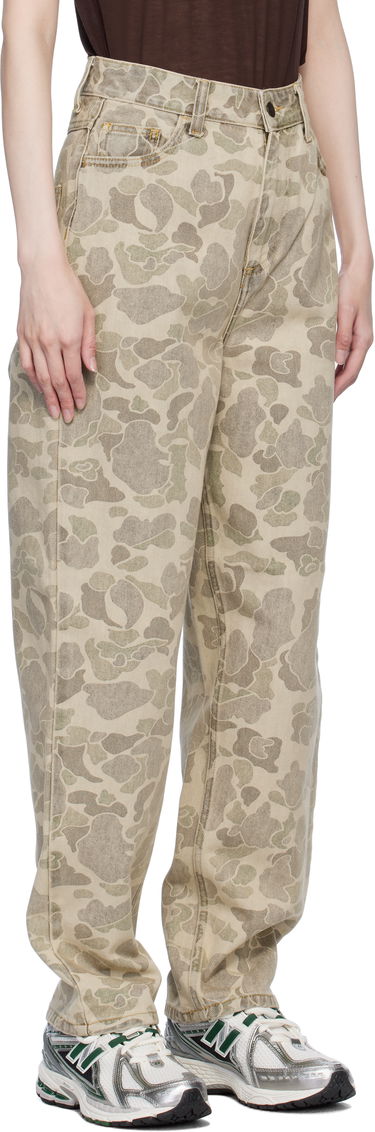 Kavbojke Carhartt WIP Stone Washed Camo Duck Pants Modra | I033771_8, 2