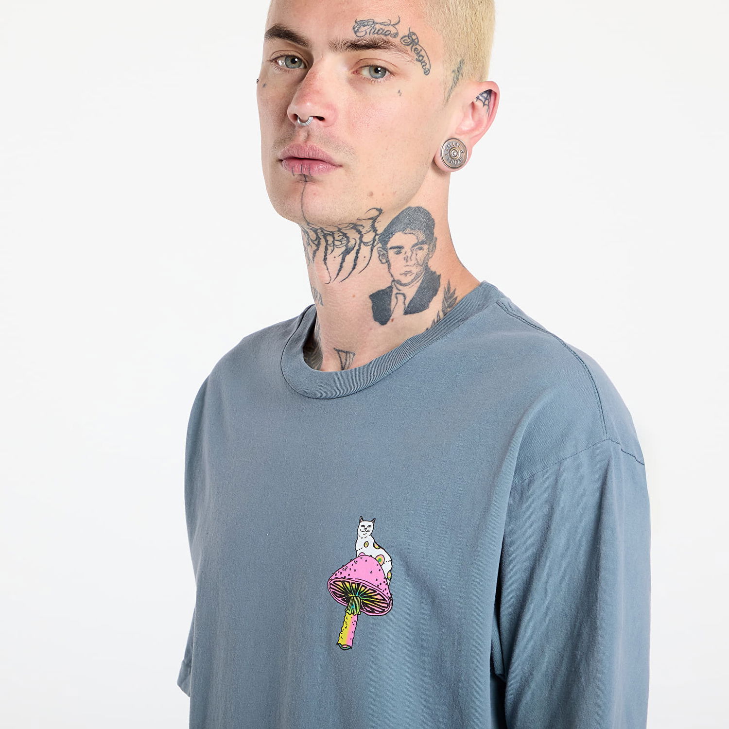 Majica RIPNDIP RIPNDIP Psychedelic T-Shirt Modra | RNDSUM25150, 1