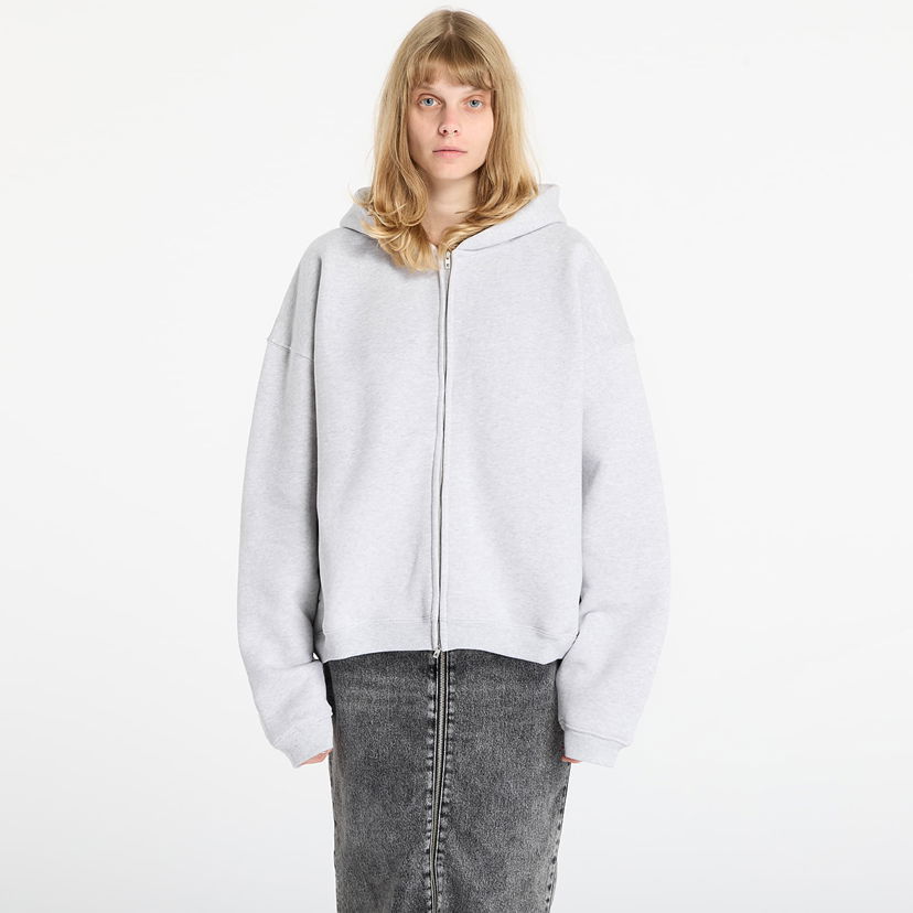Pulover Represent Clo Initial Boxy Zip Hoodie Siva | INM414-508