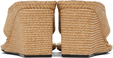 Superge in čevlji Alaïa ALAÏA Cube Thong Mule Wedge Sandals Bež | AA3M105TK054, 1