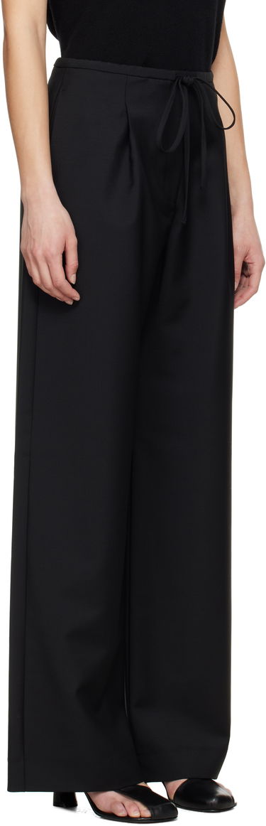 Hlače Róhe Róhe Relaxed Drawstring Trousers Črna | 415-30-007, 1