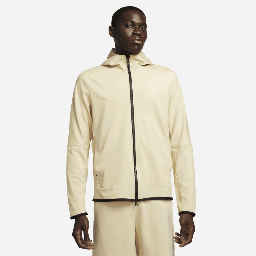 Pulover Nike Sportswear Tech Fleece Lightweight Full-Zip Hoodie Bež | DX0822-783