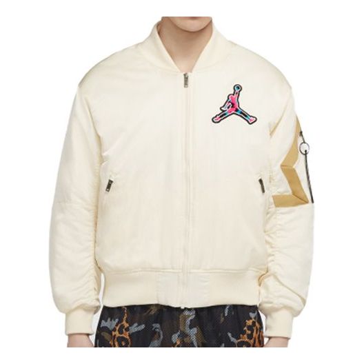 Bomber jakna Jordan Jordan New Year Jacket Bela | CU1700-110