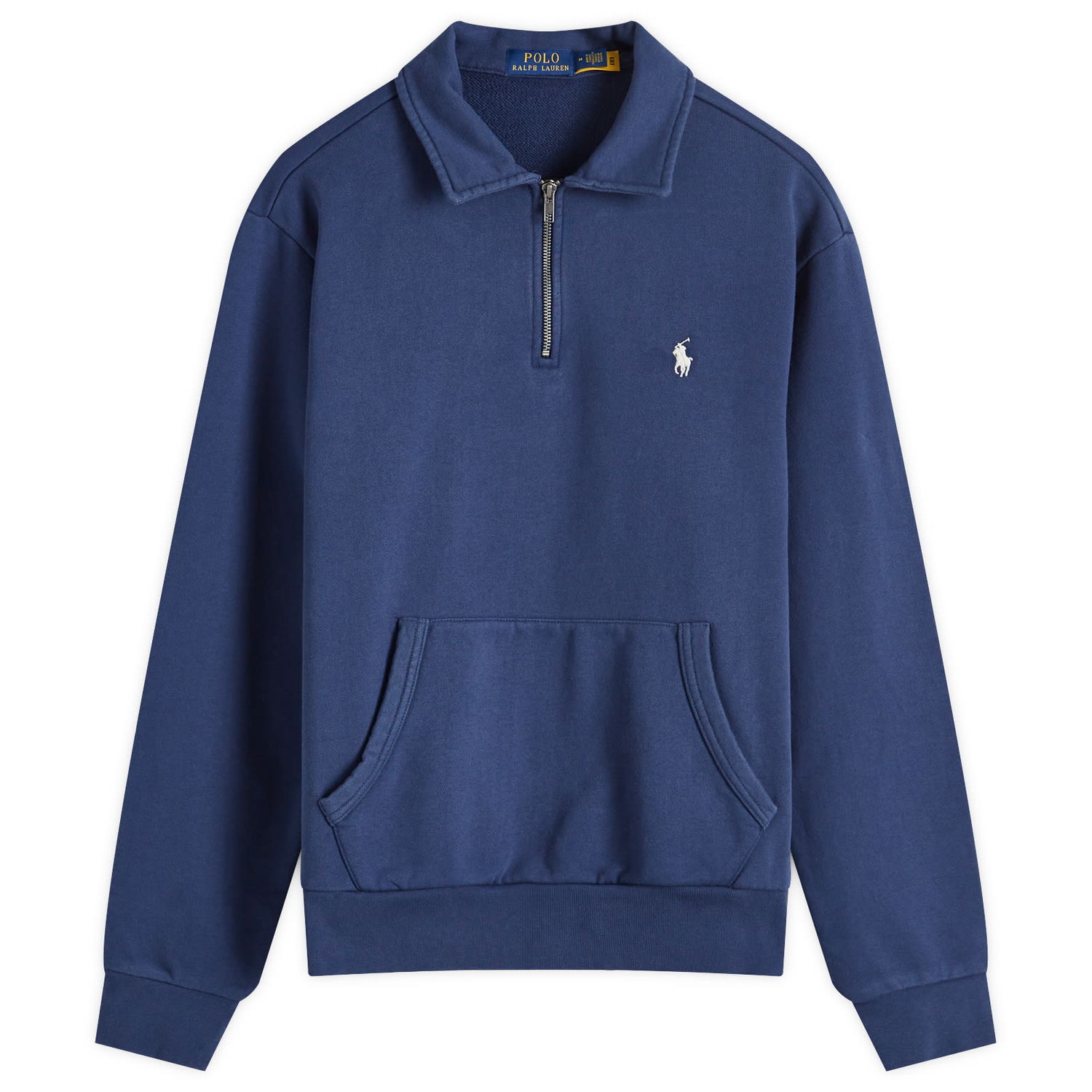 Pulover Polo by Ralph Lauren Loopback Half Zip Sweatshirt Modra | 710934601009, 0