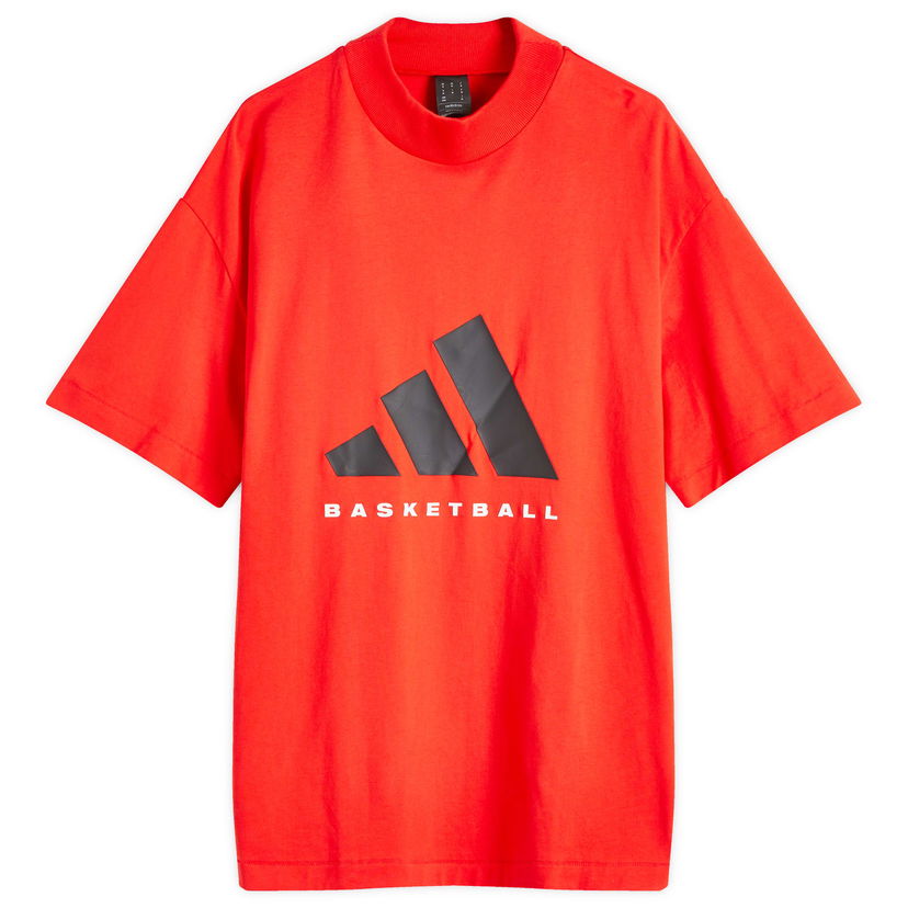 Majica adidas Originals Basketball T-Shirt Rdeča | JE3763