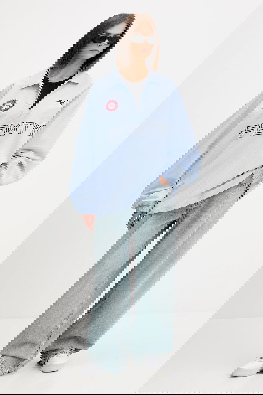 Majica Puma PUMA x FENTY Long Sleeve Top Modra | 635734, 1