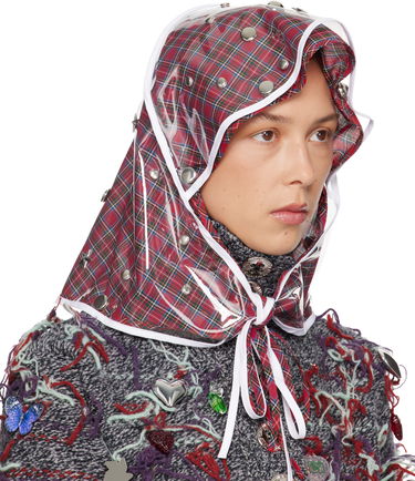 Klobuk Chopova Lowena Plaid Clear Studded Rain Hat Večbarvna | 6712, 1