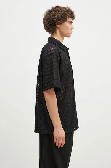 Srajce Pleasures Lacy Button Down Shirt Črna | P24F050, 1