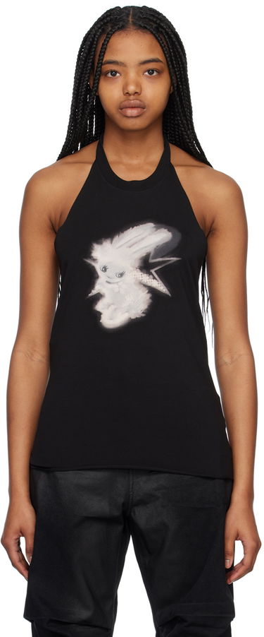 Majica brez rokavov We11done We11done Halter Tank Top Črna | WD-TT1-23-738-W-BK, 0