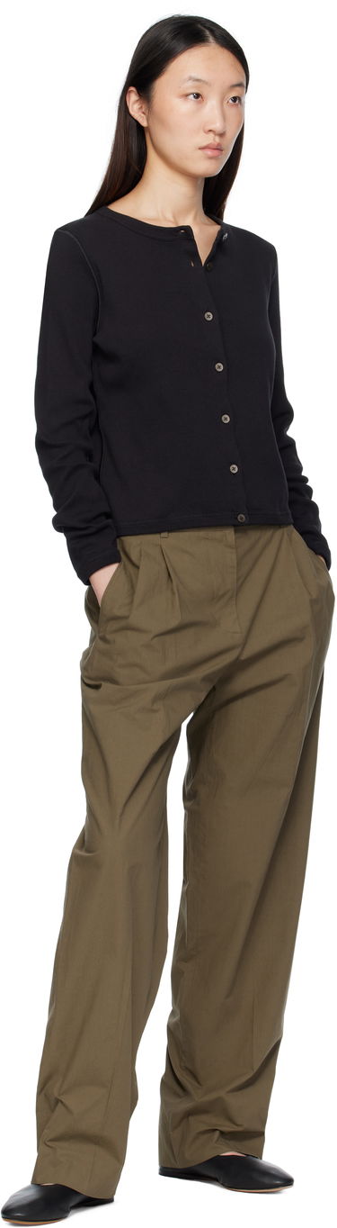 Pleteni pulover The Row The Row Gretas Cardigan Črna | 8928-K660, 3