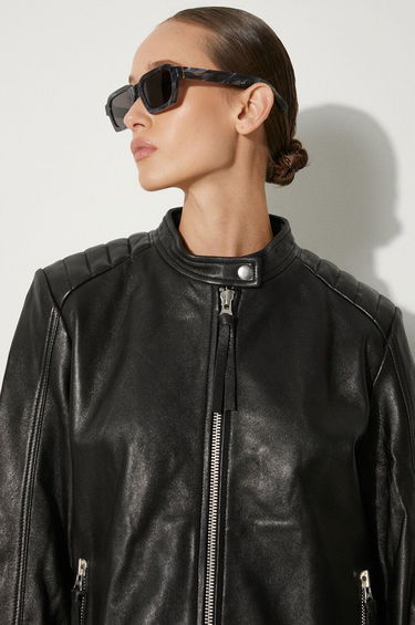 Jakna Samsoe Samsoe Samsoe Samsoe Leather Jacket Črna | F23300187, 4