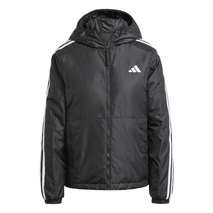 Jakna adidas Originals Essentials 3-Stripes Hooded Jacket Črna | jd1025