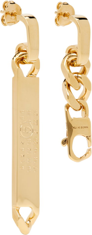 Obeski za ključe Maison Margiela MM6 Maison Margiela Chain Drop Earrings Kovinski | SM6VG0099 P8371, 2