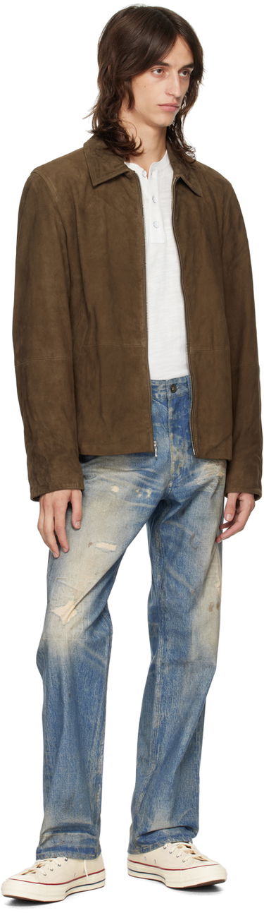 Jakna rag & bone Rag & Bone Melrose Suede Jacket Rjava | MBW24F2022SUML, 3