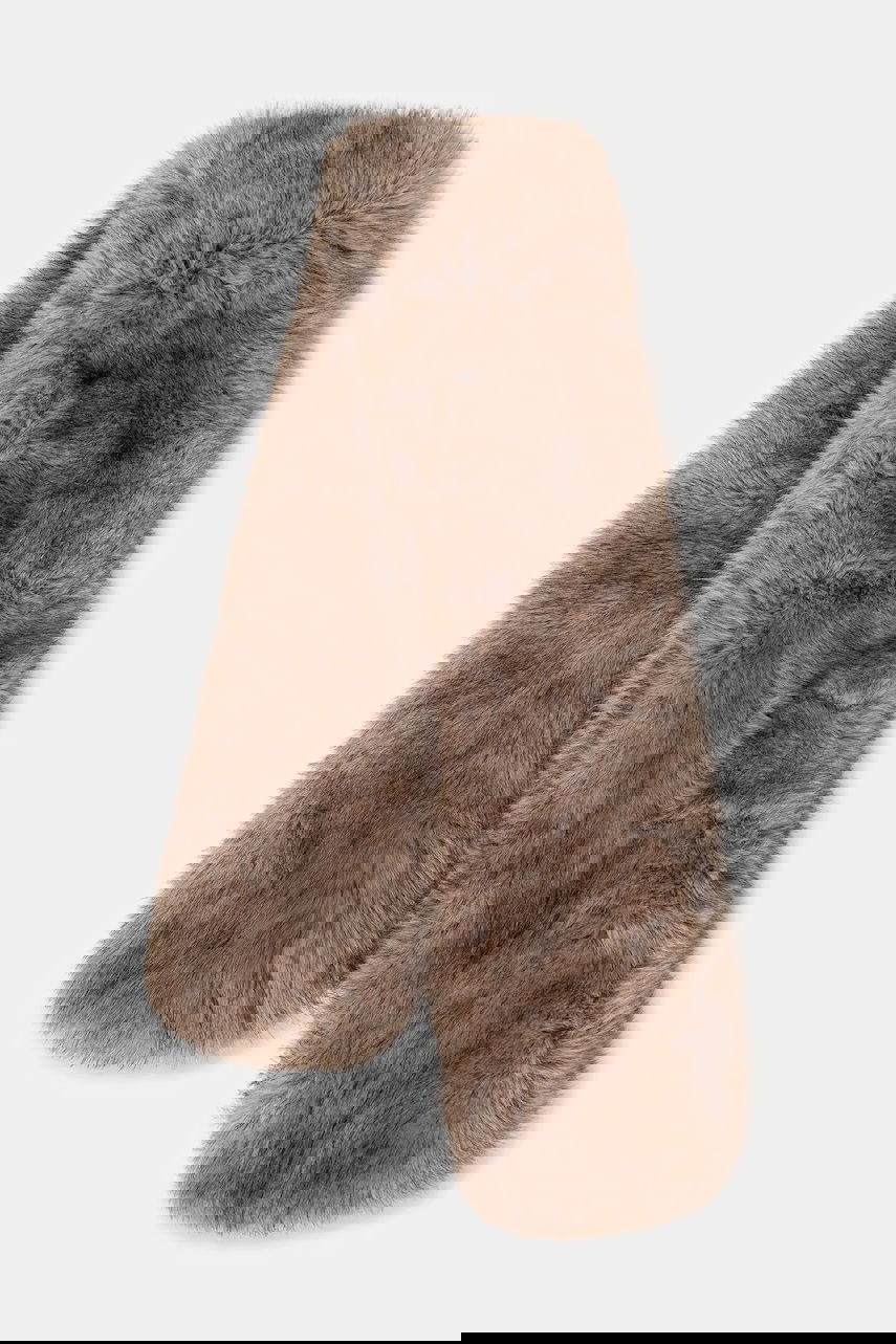 Šala STAND STUDIO Lone Patterned Faux Fur Scarf Rjava | 66566.9397, 0