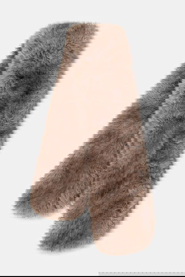Šala STAND STUDIO Lone Patterned Faux Fur Scarf Rjava | 66566.9397, 0