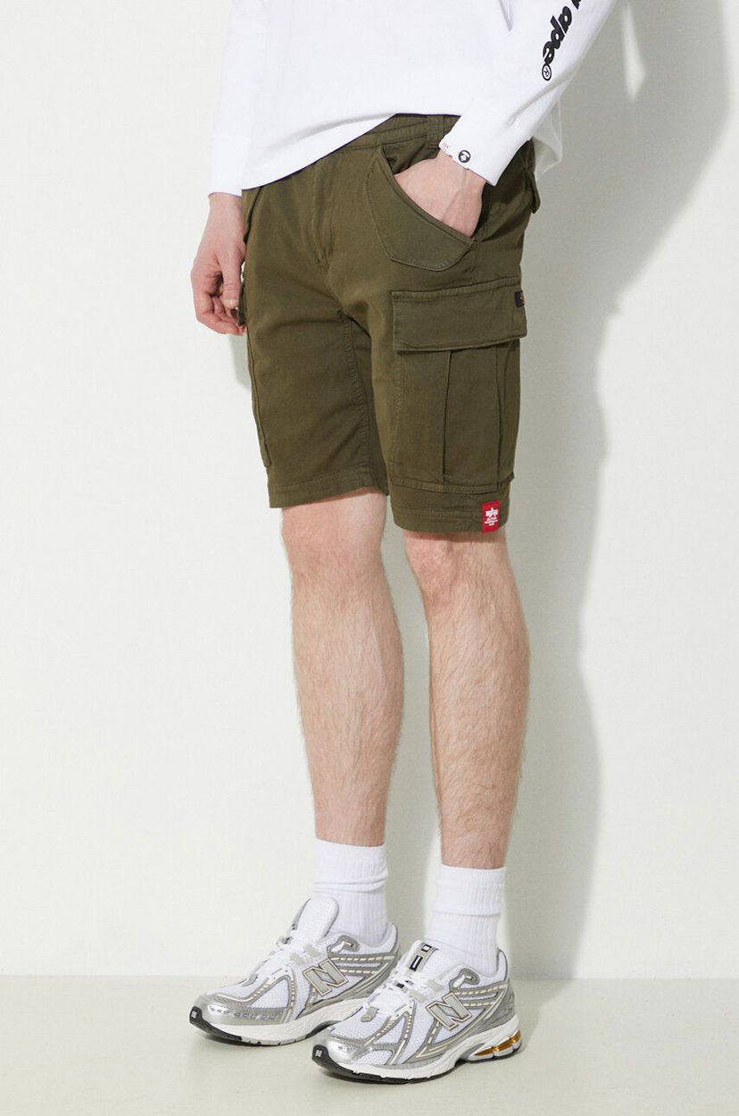 Kratke hlače Alpha Industries Airman Cargo Shorts Zelena | 116211