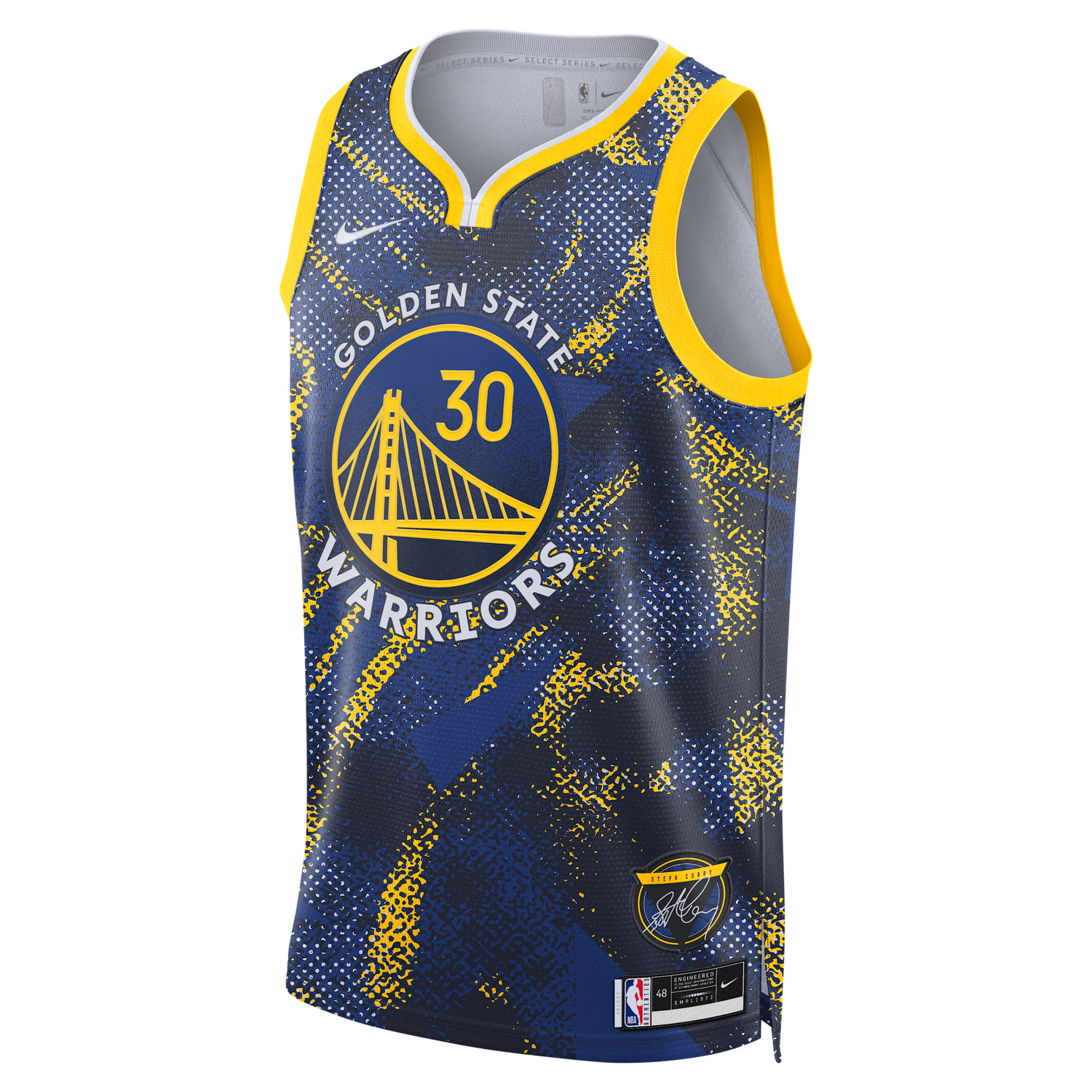 Dres Nike Stephen Curry Golden State Warriors Select Series Swingman Jersey Modra | HJ4061-495, 0