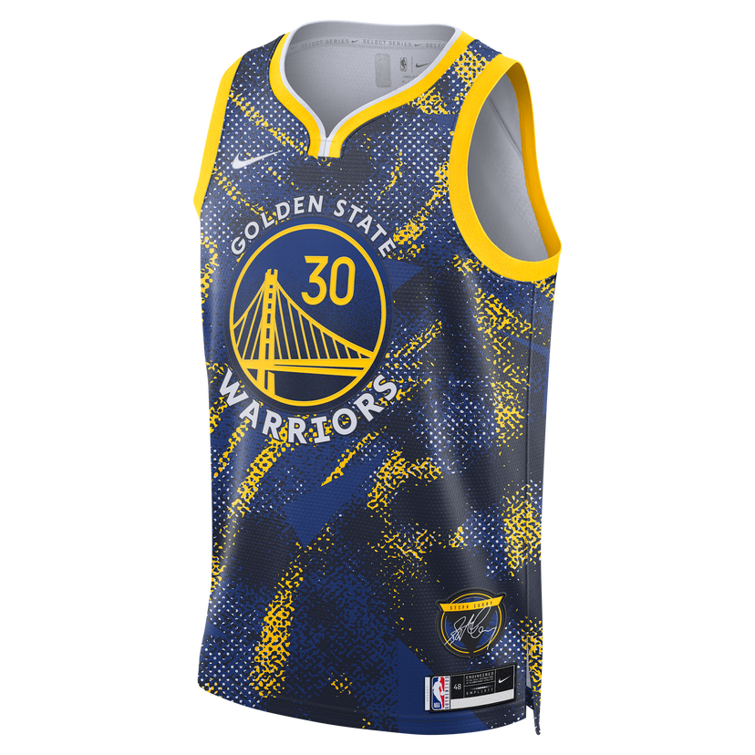 Dres Nike Stephen Curry Golden State Warriors Select Series Swingman Jersey Modra | HJ4061-495