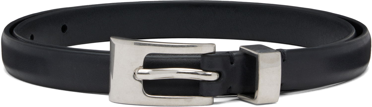 Pasovi The Row The Row Downtown Leather Belt Črna | W1842-L638, 0