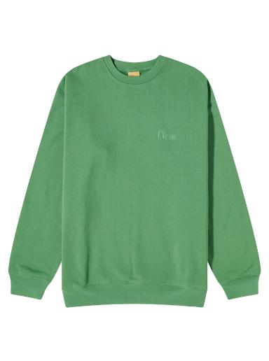 Pulover Dime Classic Small Logo Crew Sweat Green Zelena | DIME23D1F18-GRN
