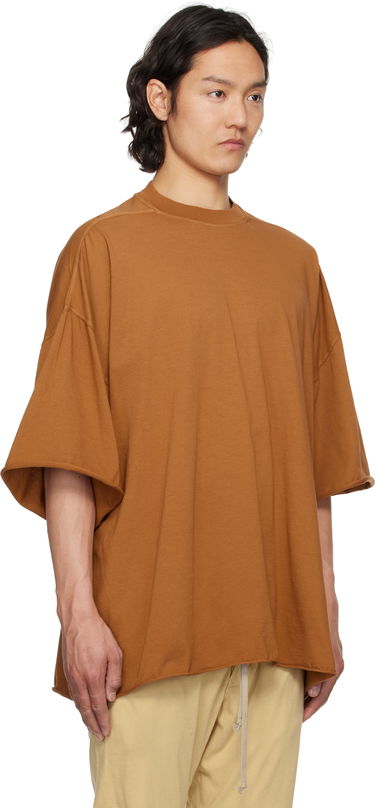 Majica Rick Owens Rick Owens Tommy T Asymmetrical T-Shirt Črna | DU01E3259.RN, 4