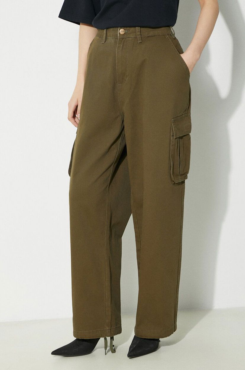 Cargo hlače Butter Goods Cargo Pants High Waist Zelena | BGQ1244602