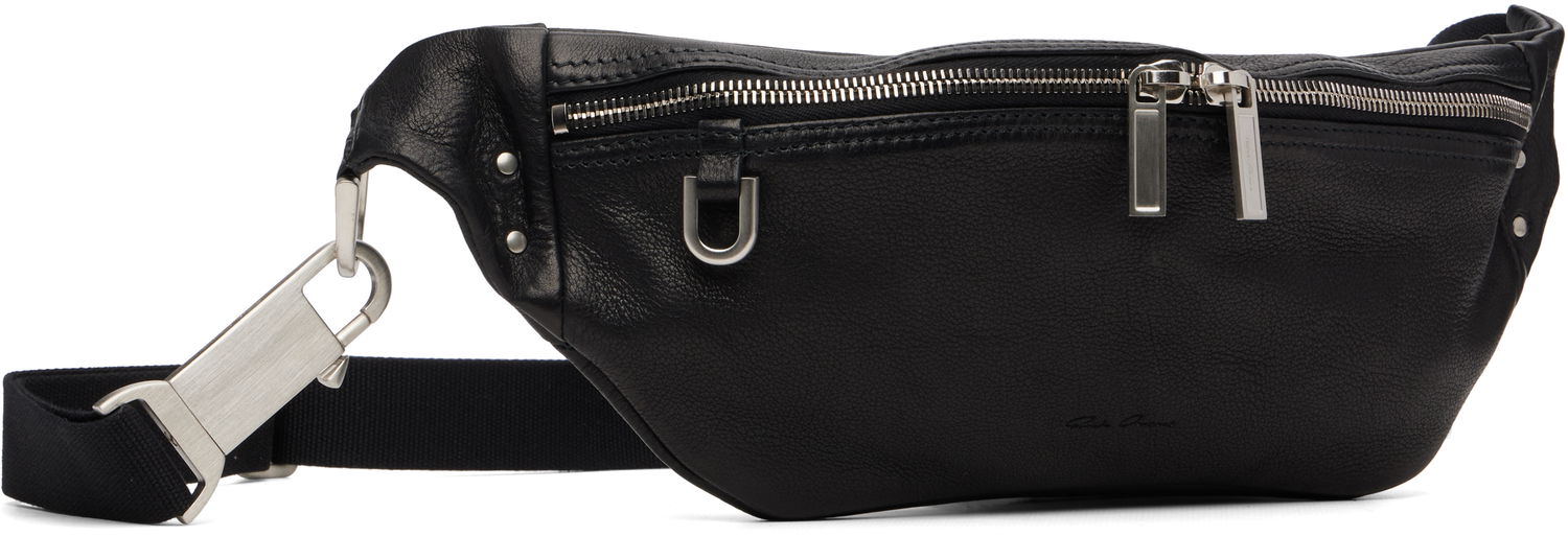Torbice za okoli pasu Rick Owens Rick Owens Concordians Geo Bumbag Črna | RA02E0730 LBU, 1