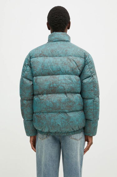 Puhovka thisisneverthat thisisneverthat PERTEX T Oversized Down Jacket Zelena | TN243OOWHS02, 2