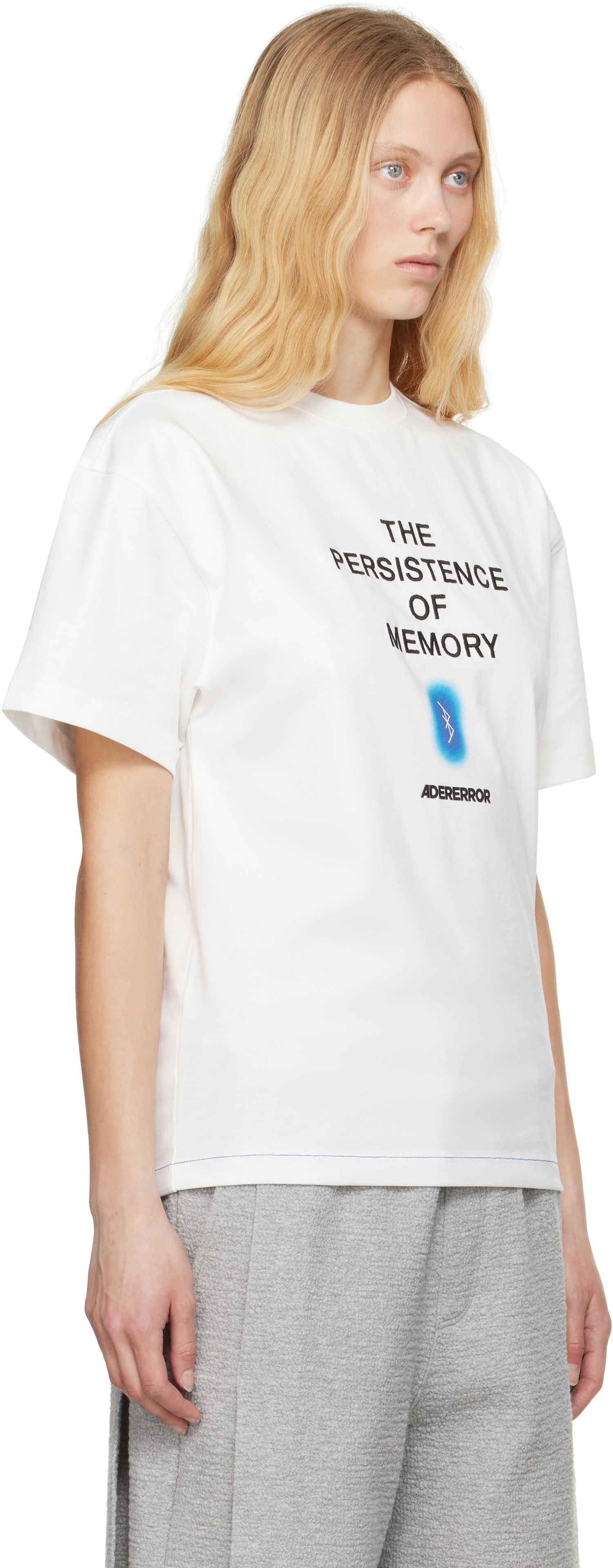 Majica ADER ERROR ADER error Persistence of Memory T-Shirt Bela | BO01SSTS0116OW, 1