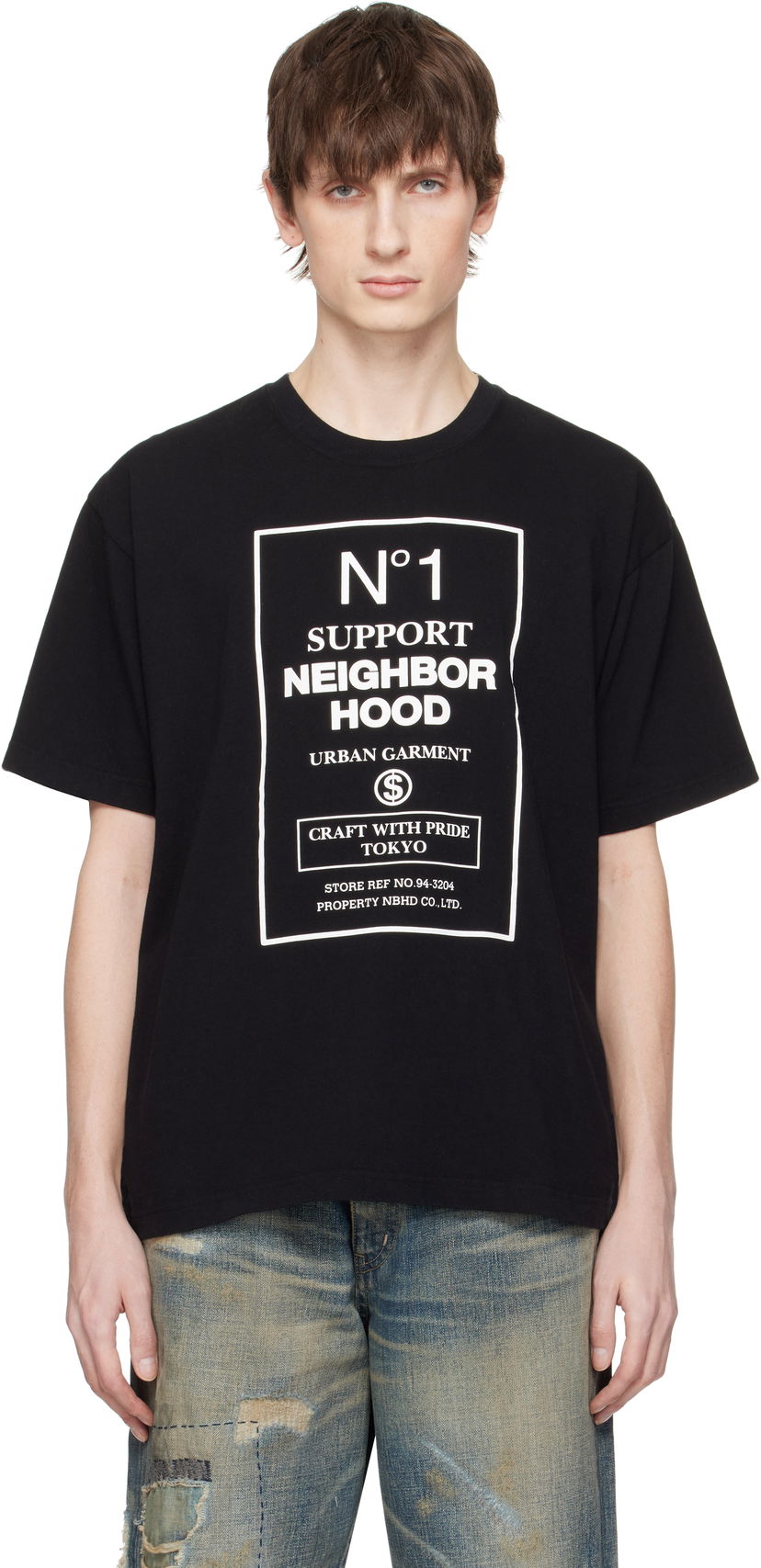 Majica Neighborhood Neighborhood NH SS-15 Graphic T-Shirt Črna | 251PCNH-ST15