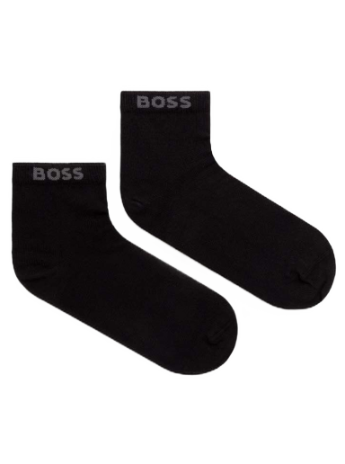 Nogavice BOSS Socks 2-pack Črna | 50491208
