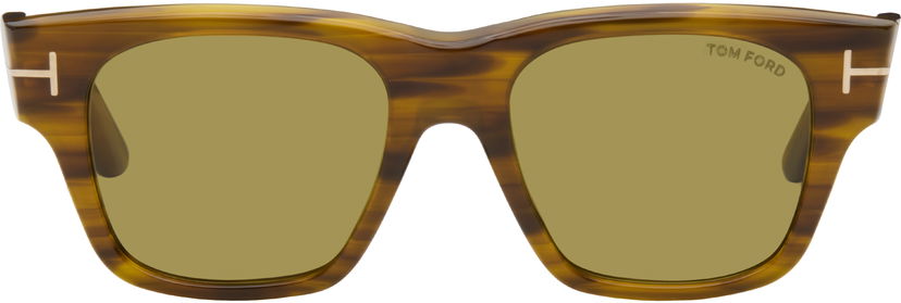 Sončna očala Tom Ford Tom Ford Caine Sunglasses Rjava | FT1280_5355N