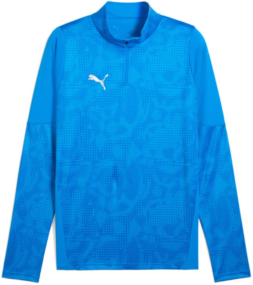 Pulover Puma teamCUP Training Long-sleeved 1/4 Zip Top Modra | 659164-02